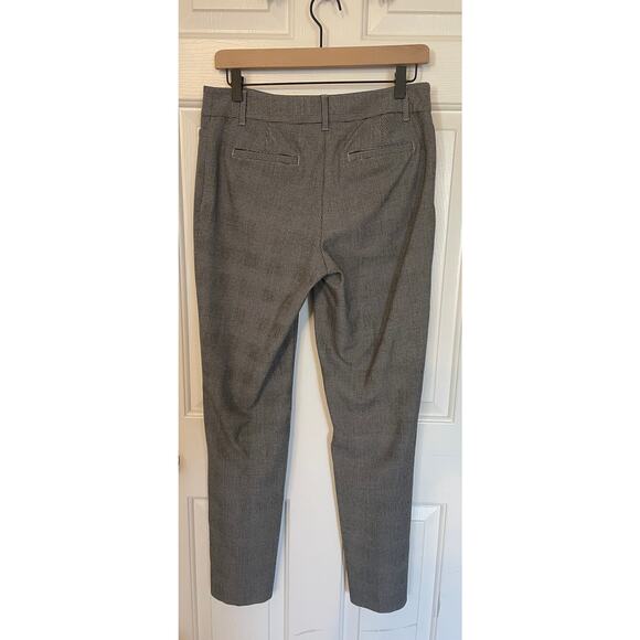 Talbots Curvy Womens Size 4 Dress Pants Gray Checker Pattern Pockets Sewn Shut - Picture 2 of 11